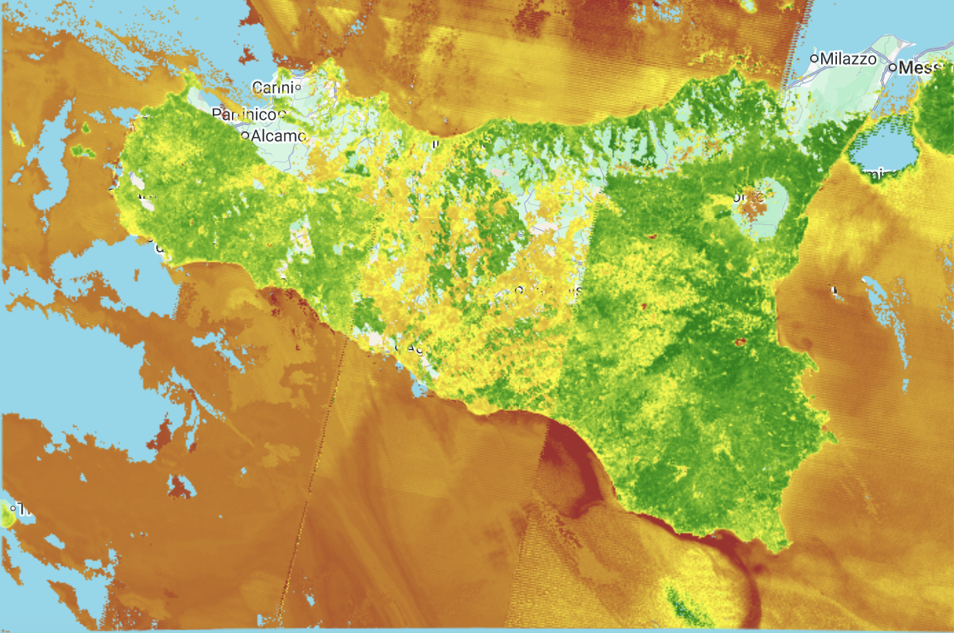2010 Winter Solstice NDVI